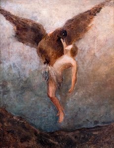 Le viol de Ganymède, vers 1910 (huile sur toile)