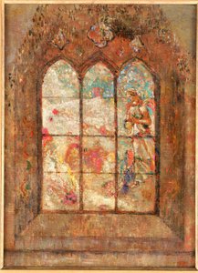 Le vitrail - Odilon Redon