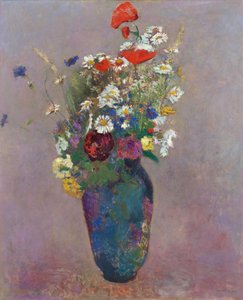 Vision : vase de fleurs - Odilon Redon