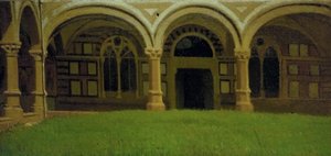 Ancien cloître florentin, vers 1864-65 - Odoardo Borrani