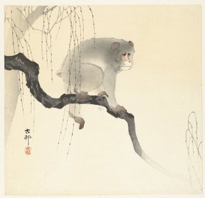 Singe sur une branche - Ohara Koson