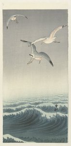 Trois mouettes - Ohara Koson