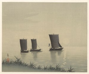 Bateaux de pêche - Ohara Koson