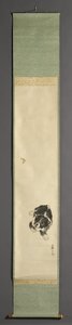 Chien avec papillon - Ohara Koson