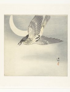 Coucou sous la lune montante - Ohara Koson