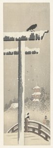 Torii dans la neige - Ohara Koson