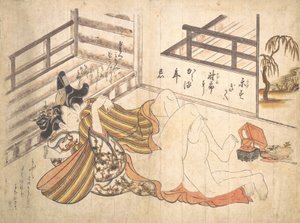 Scène de chambre - Okumura Masanobu
