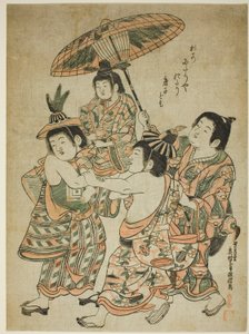 Garçons déguisés en Chinois