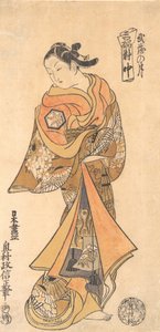 Lune dans la province de Musashi, vers 1740 - Okumura Masanobu