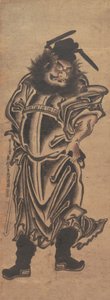 Shoki, le chasseur de démons, début du XVIIIe siècle - Okumura Masanobu