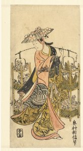 Marchande de fleurs - Okumura Toshinobu