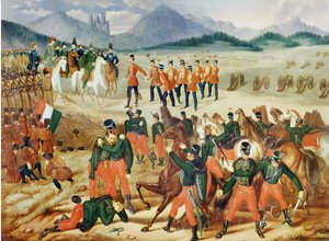 La défaite des rebelles hongrois à Vilgos le 13 août 1849, 1850 - Olajfestmenye Klinovszki