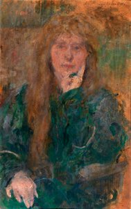 Natalie Barney, vers 1900 - Olga Boznanska