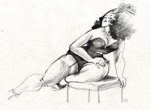 Glamour pin-up aux formes généreuses - Olga Skomorokhova