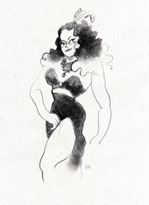 Diva rétro burlesque - Olga Skomorokhova