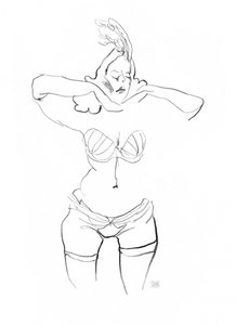 Dessin de lingerie sensuelle - Olga Skomorokhova