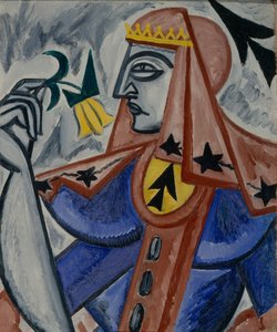 Reine de pique, 1913-1914 - Olga Rozanova