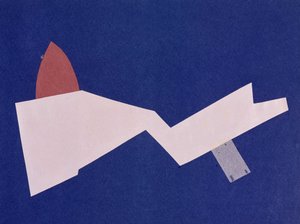 Guerre universelle : œuvre de collage par Olga Rosanova, janvier 1916 - Olga Wladimirowna  Rosanowa