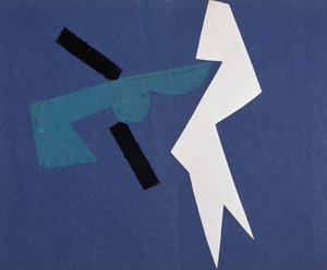 Guerre universelle : œuvre de collage par Olga Rosanova, janvier 1916 - Olga Wladimirowna  Rosanowa