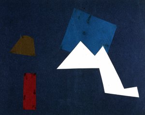Guerre universelle : œuvre de collage par Olga Rosanova, janvier 1916 - Olga Wladimirowna  Rosanowa
