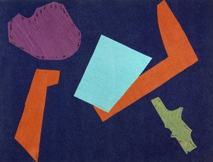 Guerre universelle : Collage par Olga Rosanova, janvier 1916 - Olga Wladimirowna  Rosanowa