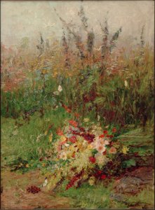 Bouquet de fleurs des champs au bord du chemin - Olga Wisinger Florian