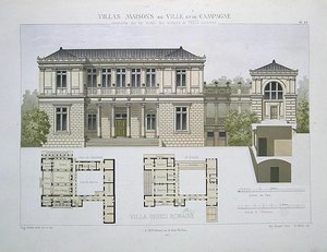 Villa Greco Romaine, gravée par Walter, planche 49 de 