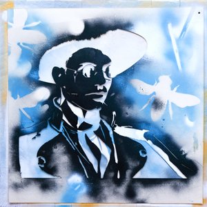 Pochoir , 2019 (technique mixte sur carton et bois) - Olivia Gozzano