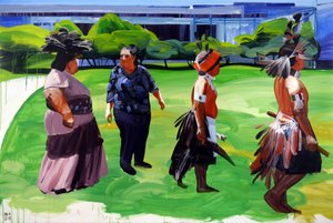 Le nouveau monde, 2011 (acrylic on canvas)
