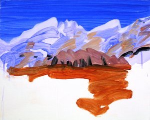 Loèche-les-Bains 21, 2012 (acrylique sur toile) - Olivier Morel