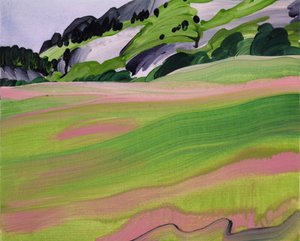 Loèche-les-Bains 2, 2012 (acrylique sur toile)