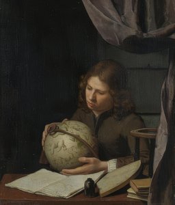 Un jeune astronome. Vers 1685 - Olivier van Deuren