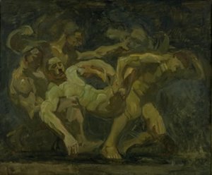 La lutte pour le corps de Patrocle - Oluf Hartmann