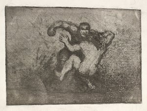 Deux hommes se battant - Oluf Hartmann