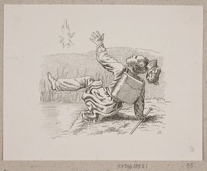 Le feu follet et le voyageur - Oluf Olufsen Bagge