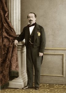 Portrait de Napoléon III par Olympe Aguado de las Marismas (1827-1894) - coloration ultérieure - Olympe Aguado