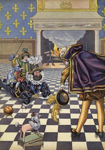 Henri IV de France, jouant avec des enfants