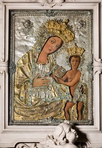 Madonna Odegitria - Icône avec Riza - Onofrio Palvisino da Monopoli