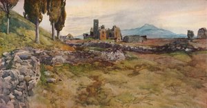 Sur la Via Appia, XIXe siècle - Onorato Carlandi