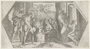 Adoration des bergers - Orazio Borgianni