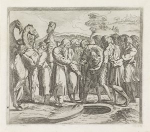 Joseph vendu par ses frères (Peintures dans la Loggia de Raphaël)