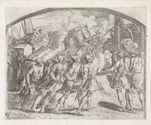 Chute de Jéricho
Peintures dans la Loggia de Raphaël (titre de la série)
