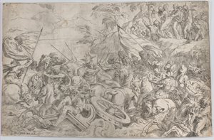 La traversée de la mer Rouge - Orazio Farinati