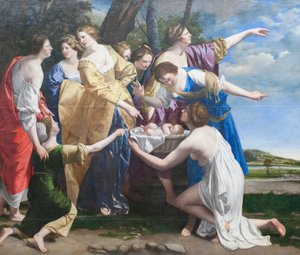 La Découverte de Moïse, début des années 1630 - Orazio Gentileschi