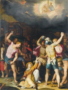 La Lapidation de Saint Étienne - Orazio Samacchini
