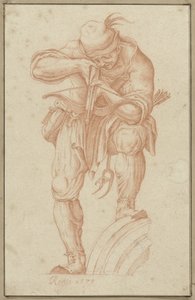 Archer visant vers le bas - Orazio de Santis