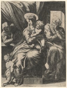Sainte Famille avec Sainte Élisabeth et le Jeune Jean-Baptiste