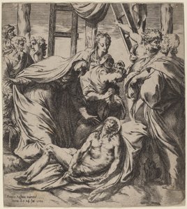 La Descente de Croix - Orazio de Santis after Pompeo Cesura