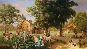 Hameau de Marie Antoinette à Versailles - Oreste Cortazzo