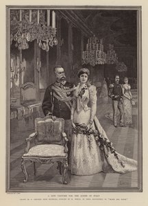 Nouvelle robe pour Margherita de Savoie, reine d